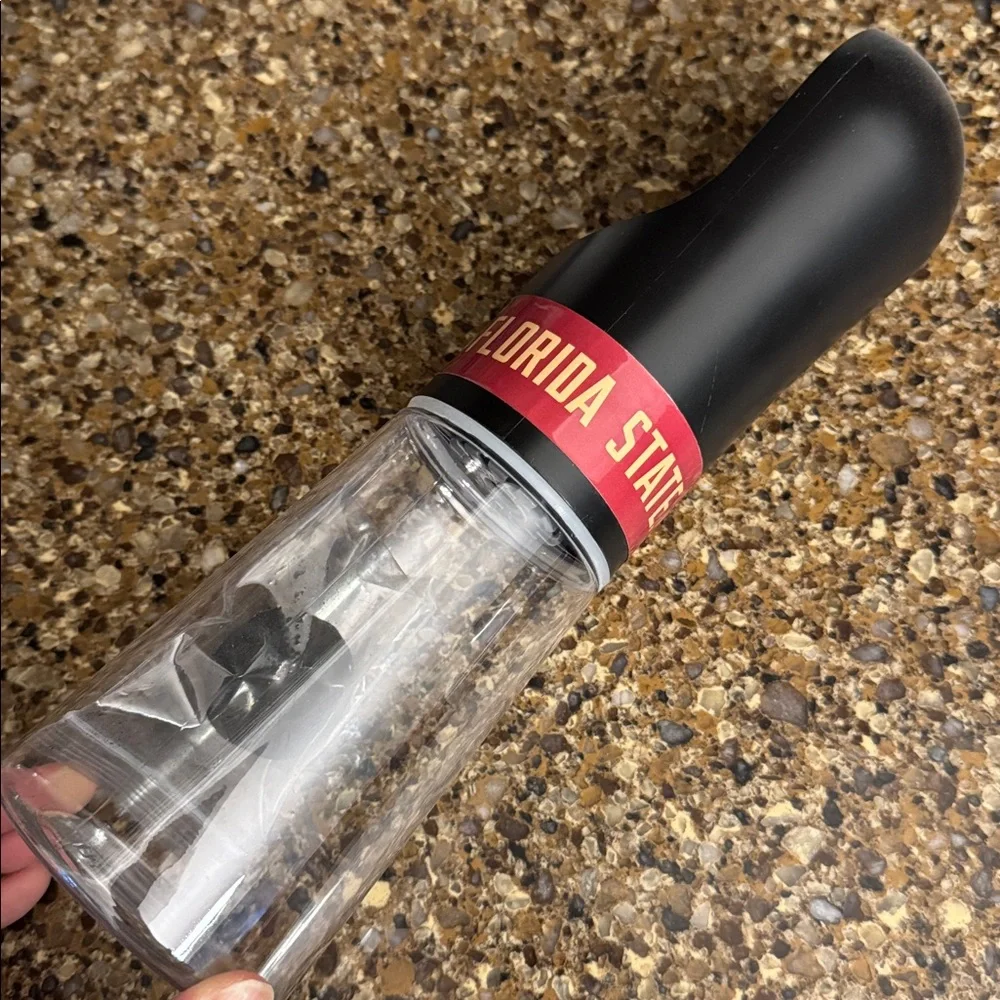FSU Florida State University, Seminoles pet water bottle - new